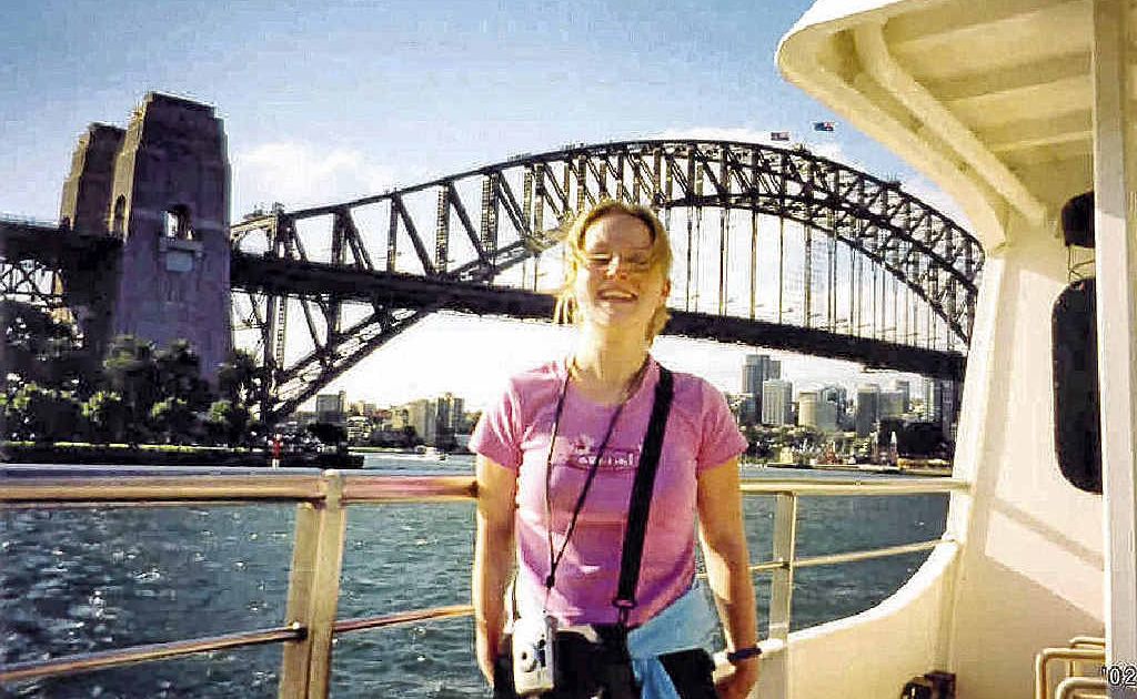 The life of Caroline Stuttle, pictured here at Sydney Harbour, will be celebrated at a 10-year anniversary memorial service in Britain after she was killed in Bundaberg in April 2002. The life of Caroline Stuttle, pictured here at Sydney Harbour, will be celebrated at a 10-year anniversary memorial service in Britain after she was killed in Bundaberg in April 2002.